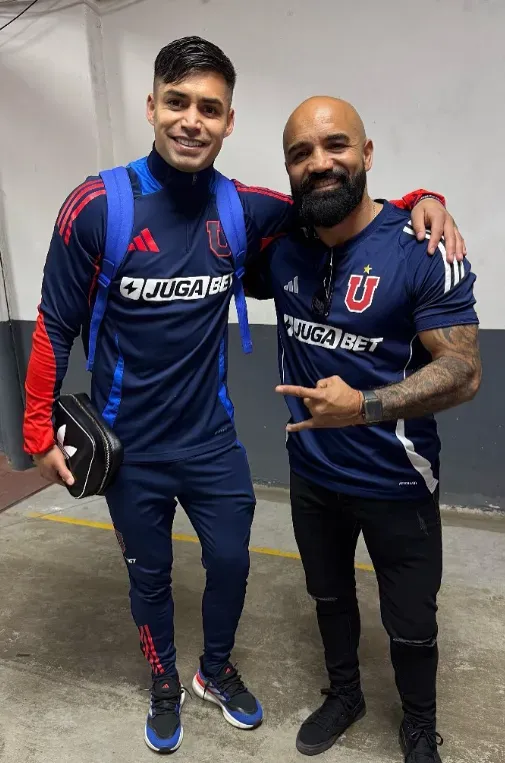 Manuel Ibarra junto a Fabián Hormazábal. (Captura Instagram).