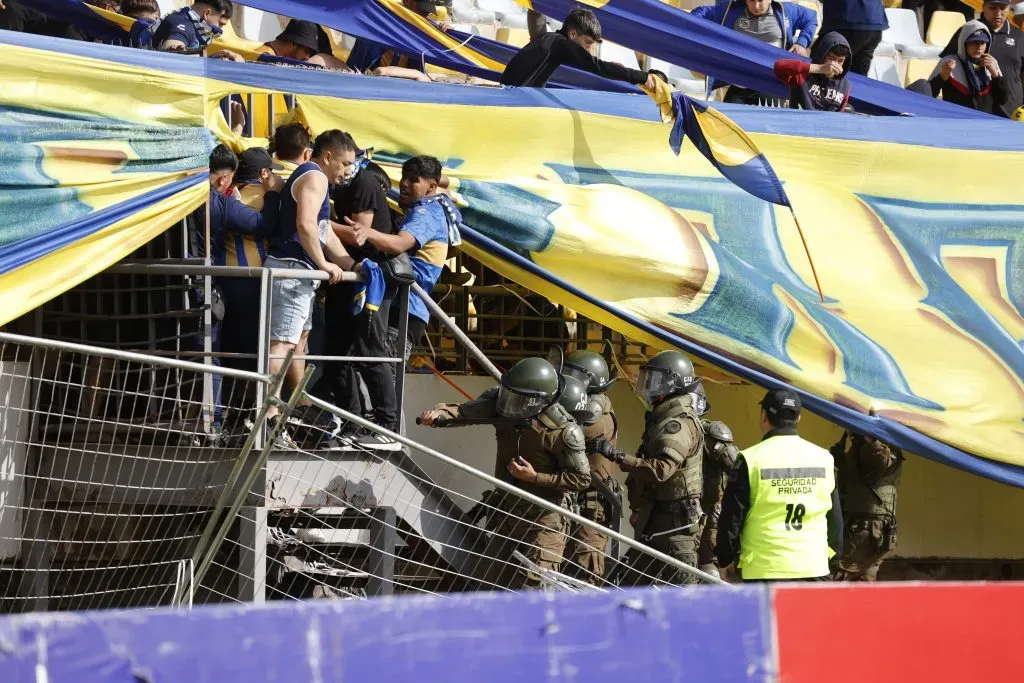 La violencia se tomó Viña /Photosport