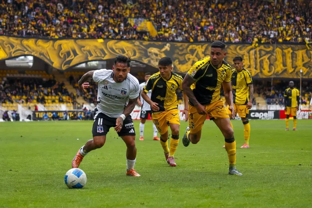 Colo Colo está a cuatro puntos de meterse en los puestos de copas internacionales del 2026. | Foto: Photosport.