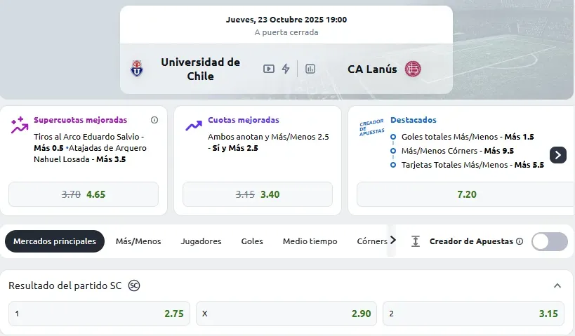 probabilidad apuestas deportivas
