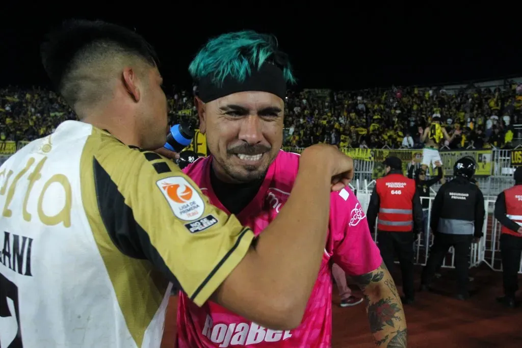 Sebastián Galani, otro más que le dedicó unas felicitaciones al Mono Sánchez. (Jorge Loyola/Photosport).