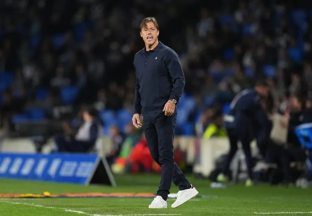 Matías Almeyda analiza el presente de Sevilla. Foto: Getty
