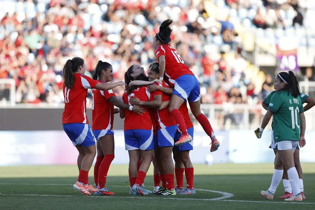 Chile superó con facilidad a Bolivia en Rancagua. Foto: Carlos Parra