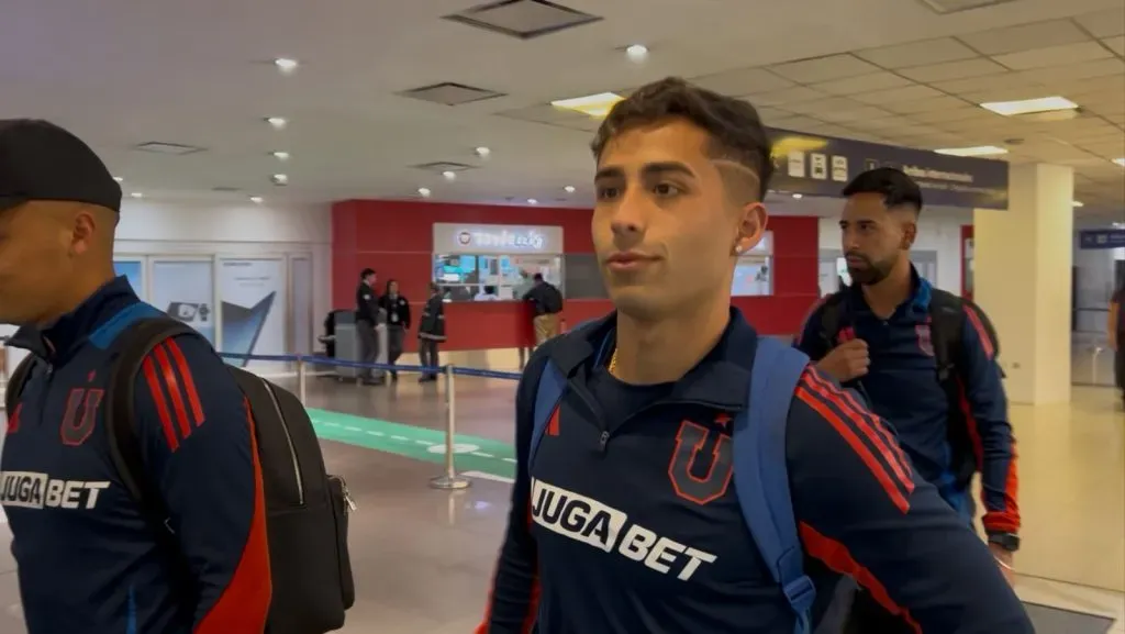 Lucas Assadi viajó a Buenos Aires con sus compañeros. Foto: Redgol.