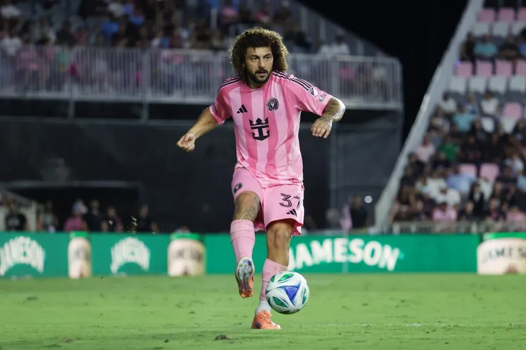 Maximiliano Falcón se ha ganado una camiseta de titular en el Inter Miami. | Foto: Getty Images.