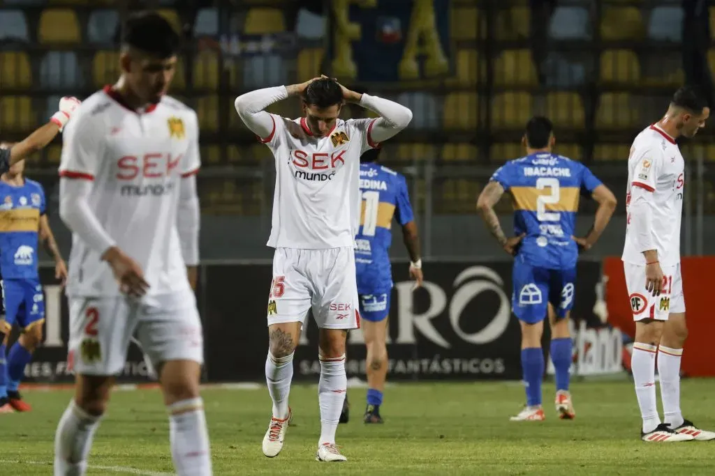 Unión Española no le pudo ganar a Everton. Foto: Sebastian Cisternas/Photosport