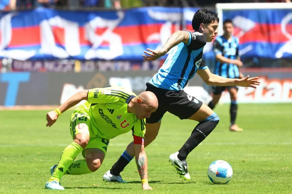 Maximiliano Gutiérrez está en la carpeta de Universidad de Chile para el 2026. | Foto: Photosport.