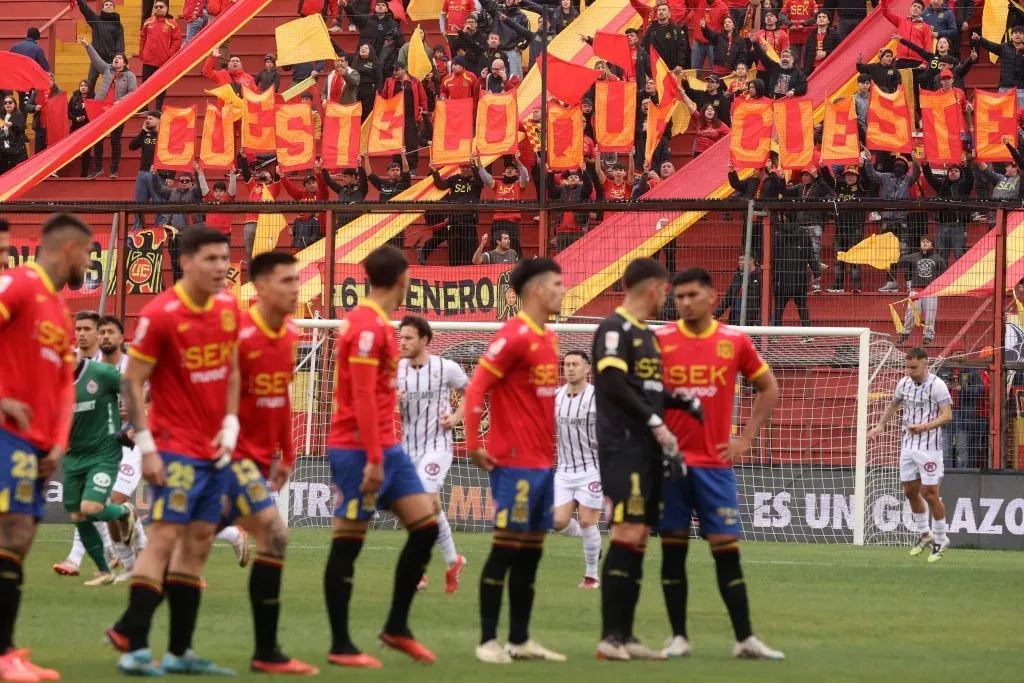 La barra de Unión Española se manifestó | Photosport