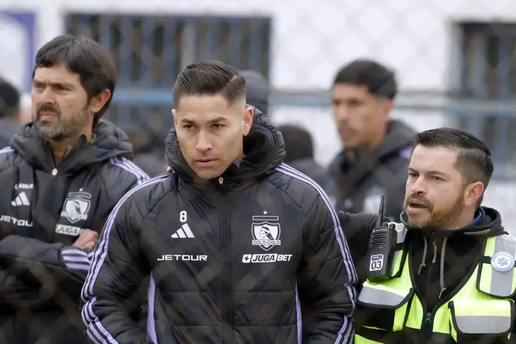 Óscar Opazo tiene los días contados en Colo Colo. Foto: Photosport