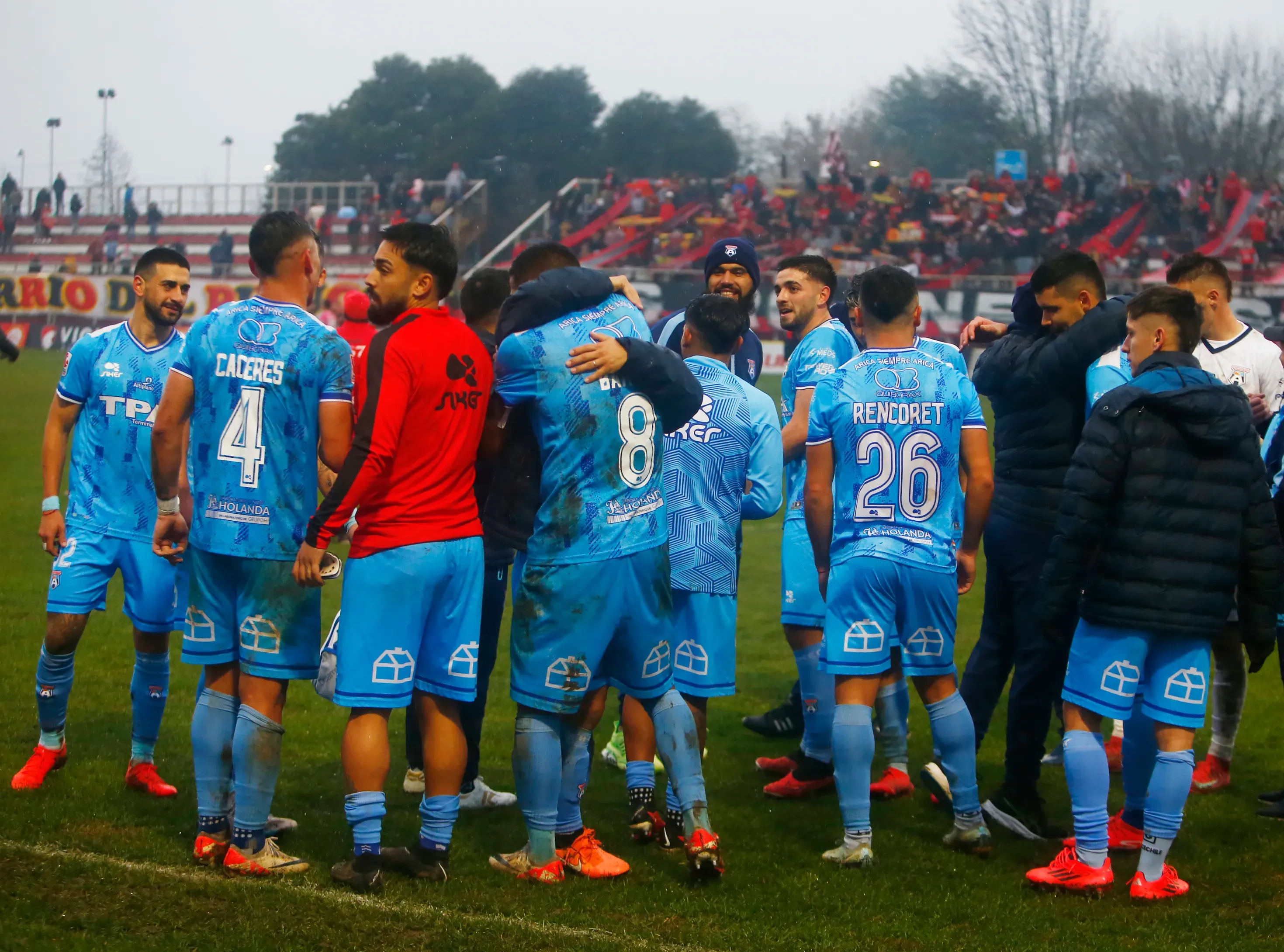 San Marcos de Arica tuvo una campaña que le permitirá jugar la liguilla. Pero está todo en vilo. (Jose Robles/Photosport).