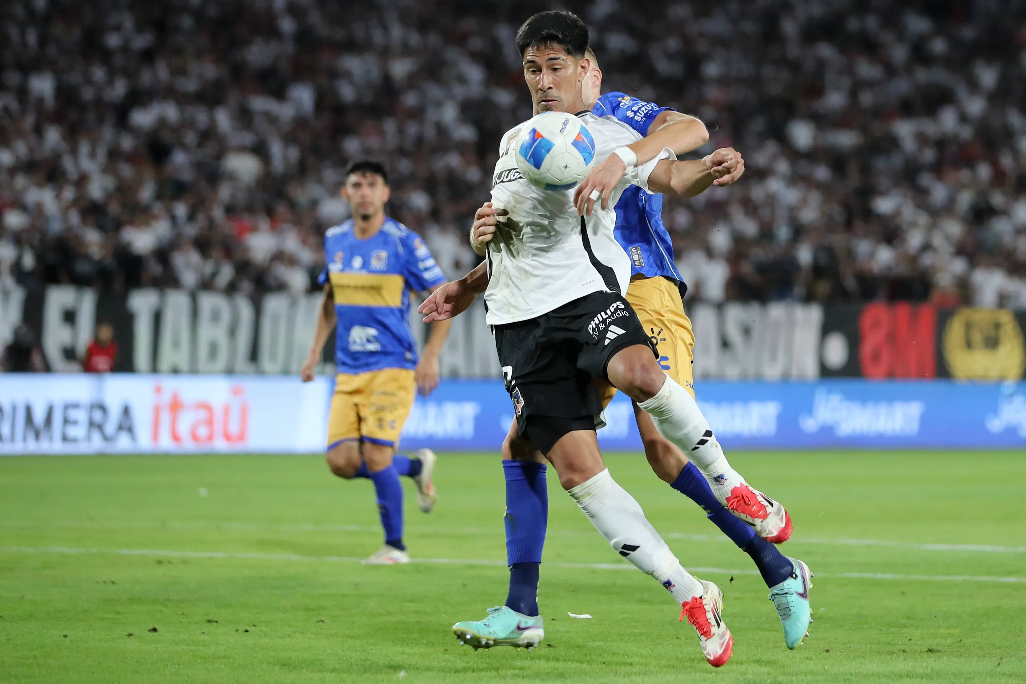 Salomón Rodríguez apenas ha convertido dos goles en Colo Colo. Ambos tantos fueron en febrero de este año. | Foto: Photosport.