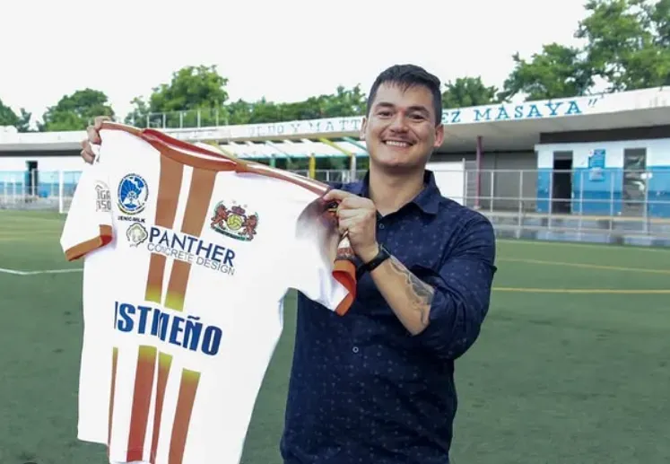 Manuel Sánchez en el Deportivo Masaya de Nicaragua. (Captura Instagram).