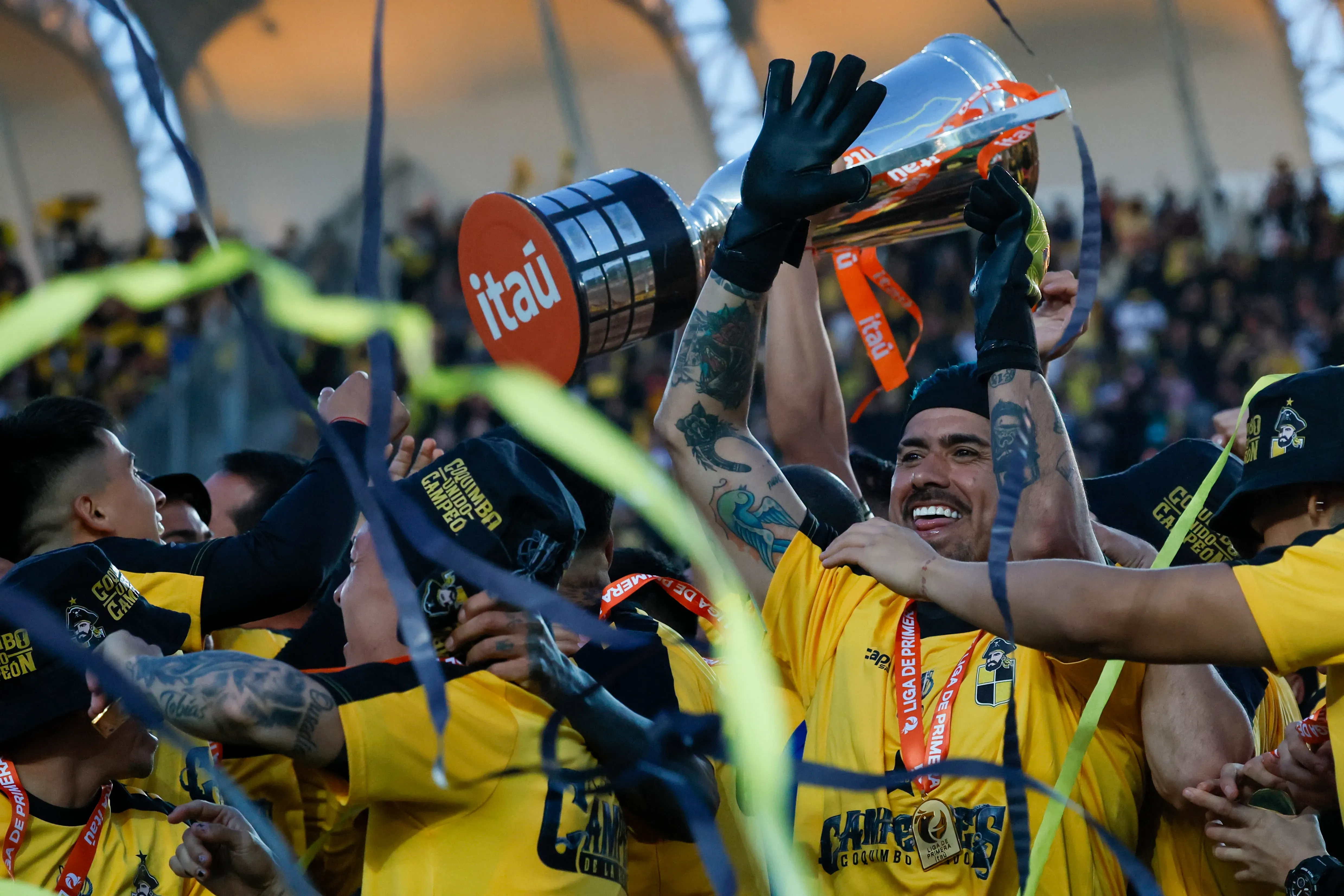 Diego Sánchez, el jugador más icónico del Coquimbo Unido campeón. (Andrés Piña/Photosport).
