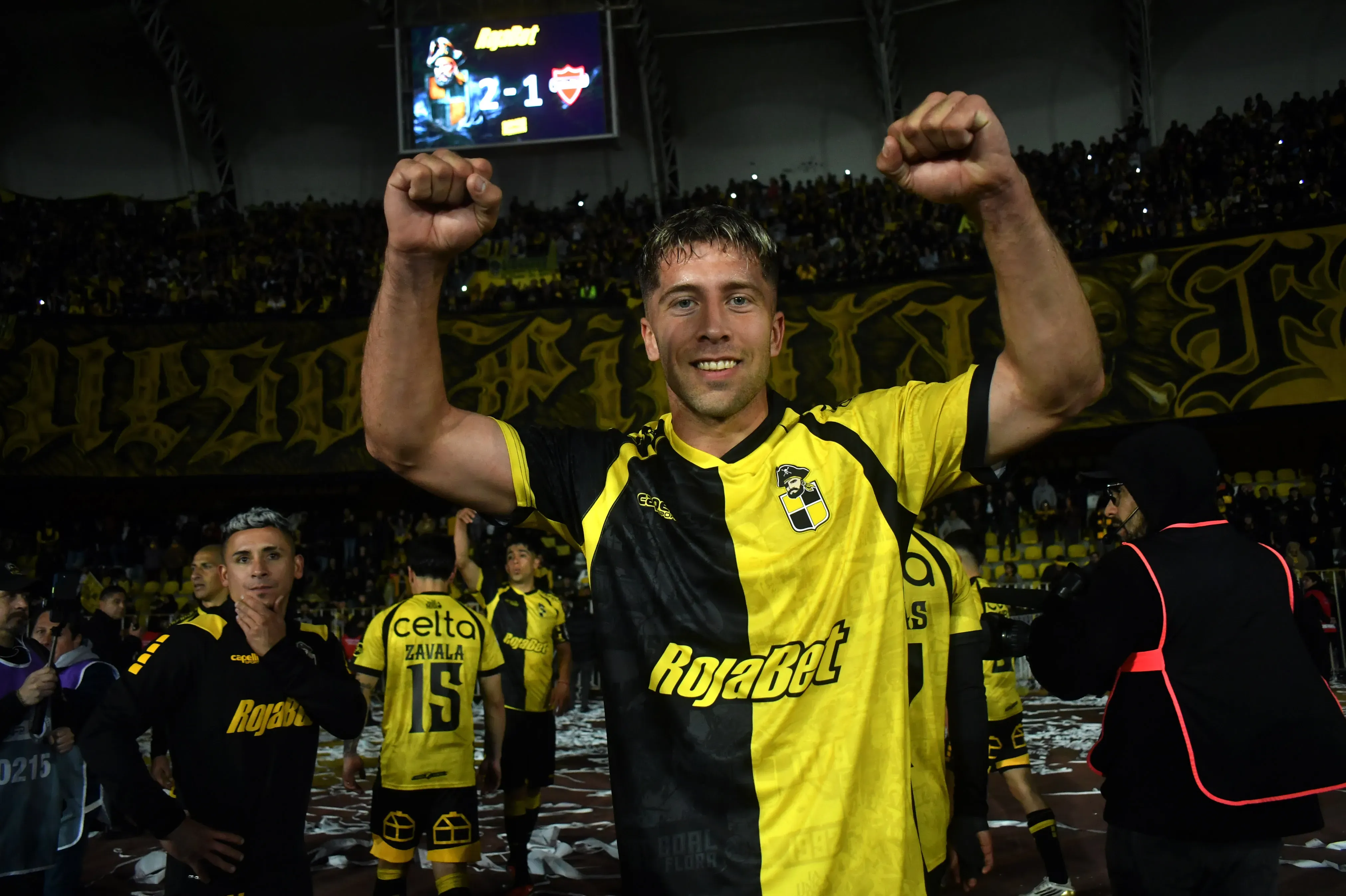 Johansen y su campañón en Coquimbo /Photosport