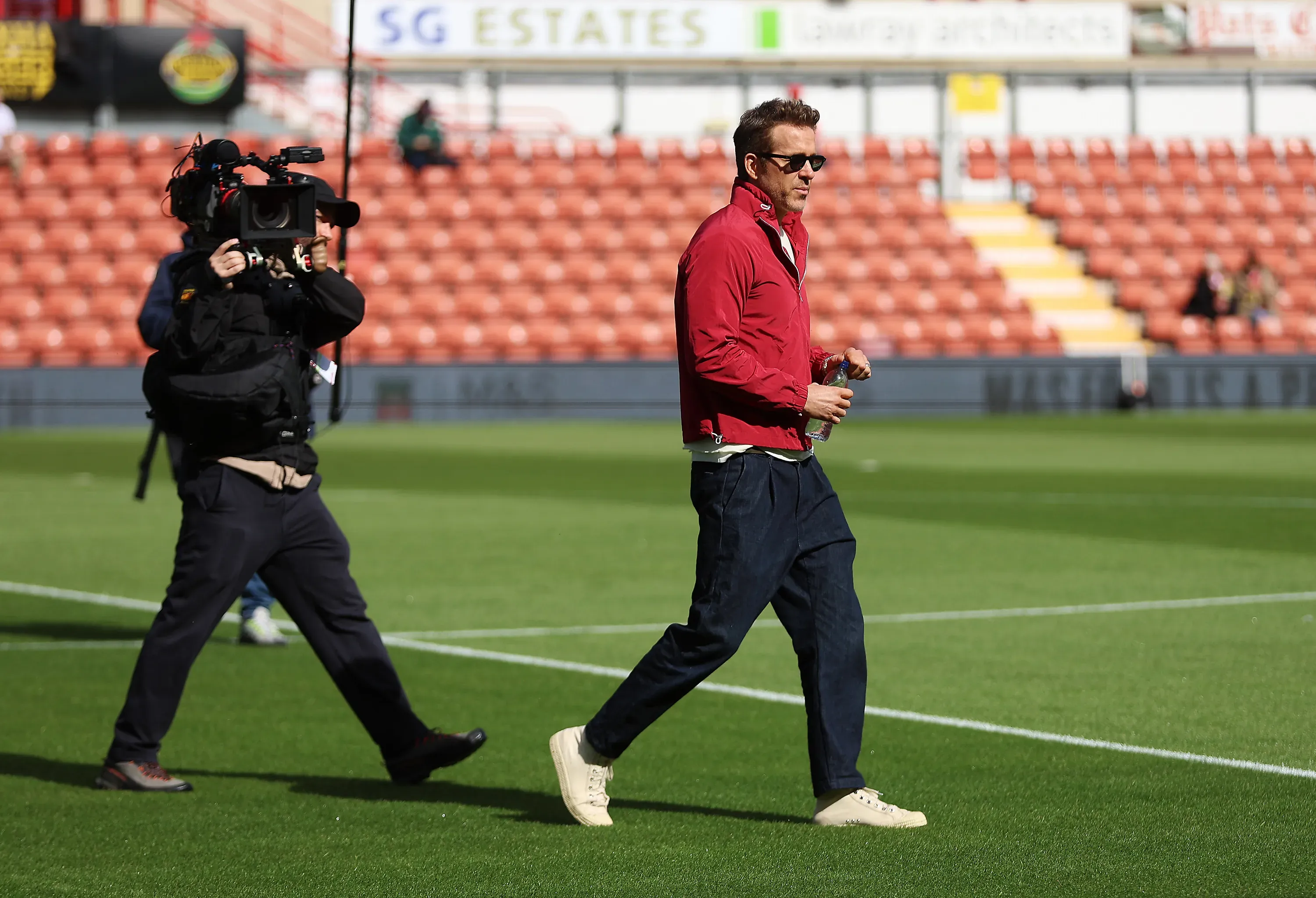 El ascenso del equipo quedó retratado en el documental “Welcome to Wrexham” (Photo by Cameron Smith/Getty Images)