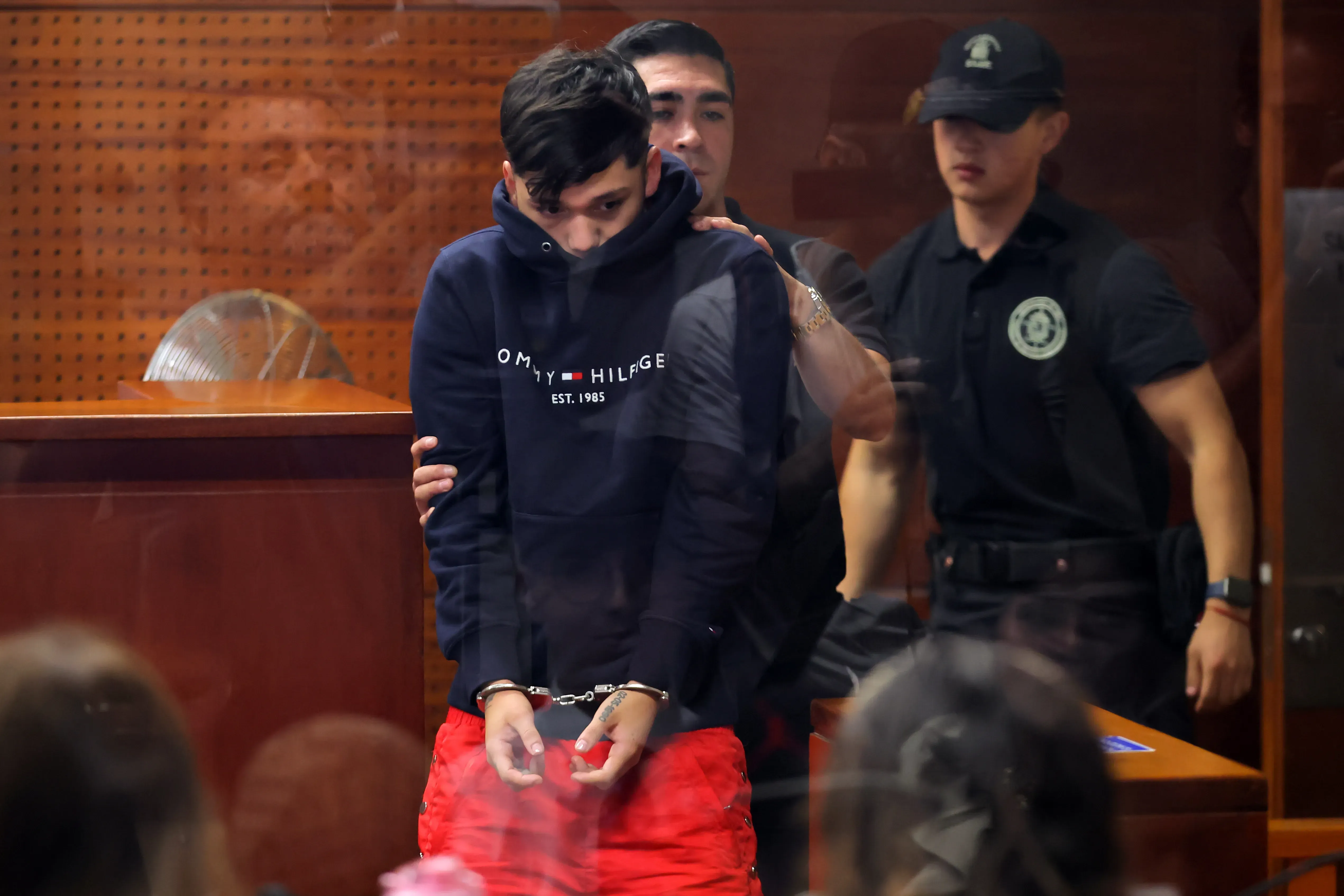 Audiencia de formalizacion del cantante urbano Jeremias Tobar Llevul (Jere Klein) en el Centro de Justicia/ Aton Chile