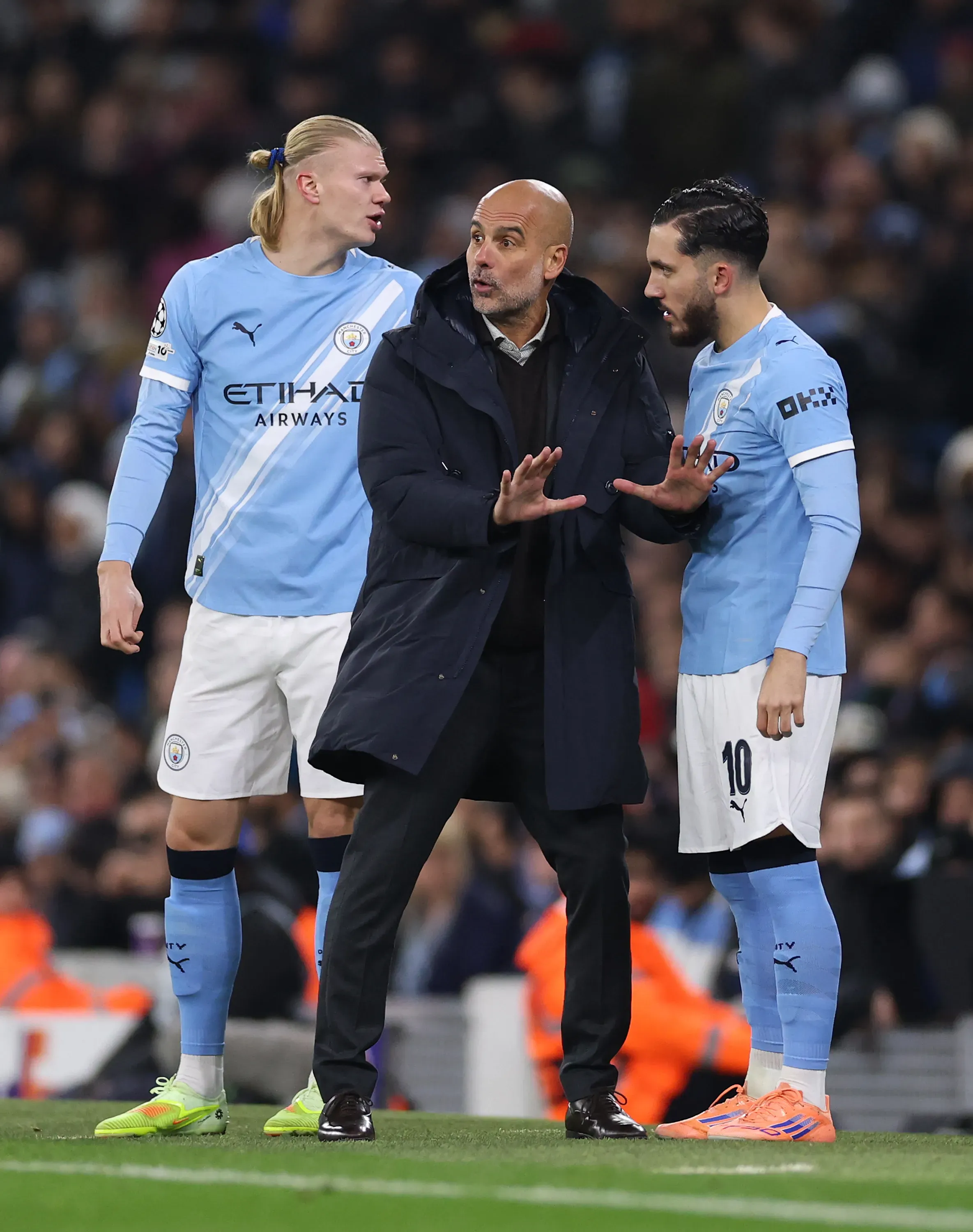 El Manchester City de Pep Guardiola cayó con el Bayer Leverkusen en la UEFA Champions League. Foto: Getty Images.