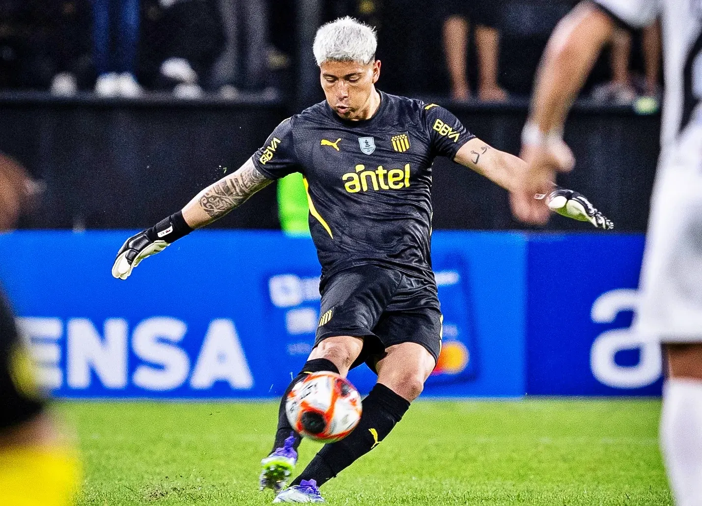 Brayan Cortés debe volver en unas pocas semanas a Colo Colo si Peñarol no compra su pase. | Foto: Peñarol.