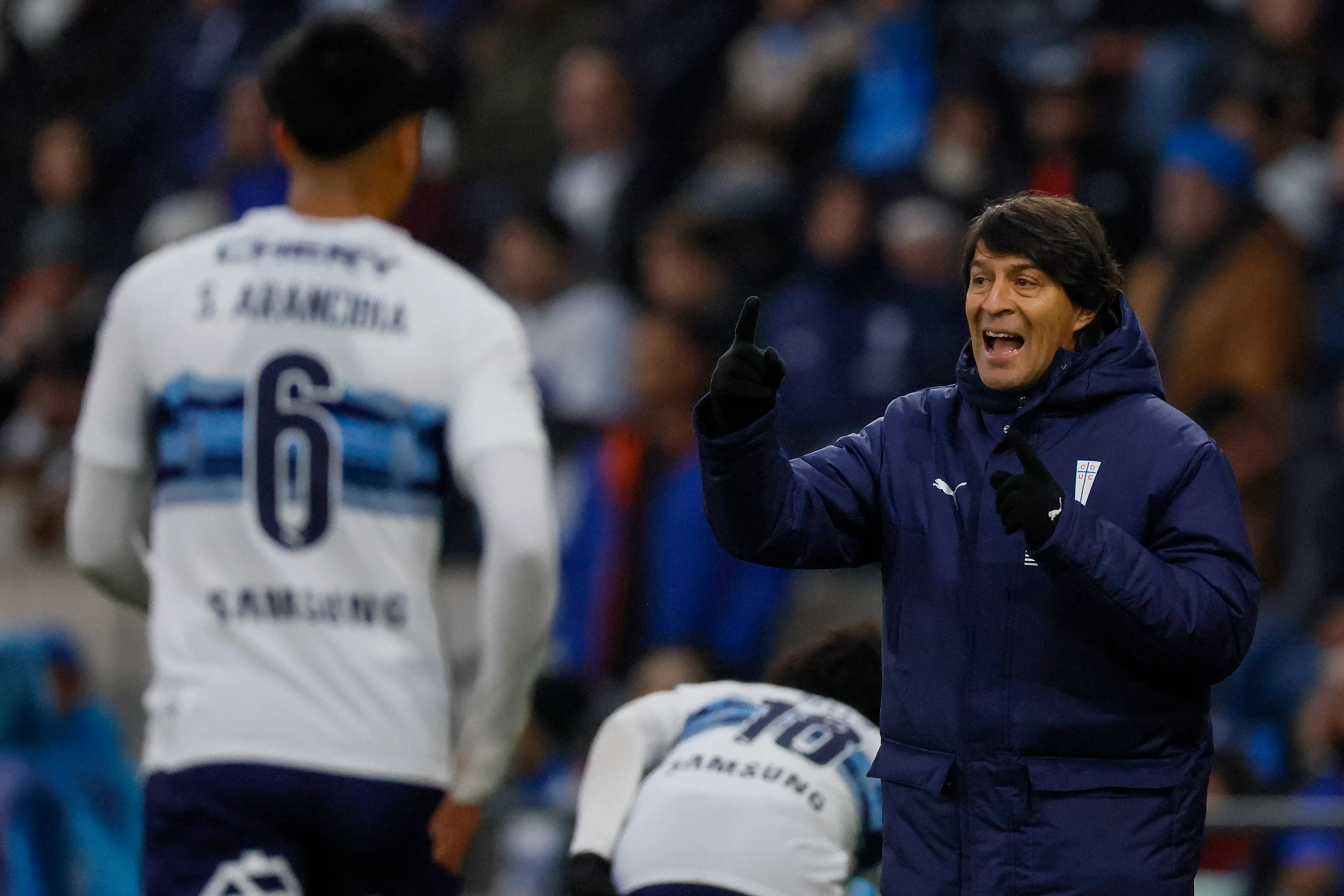 Garnero dio una preocupante declaración sobre el físico de Sebastián Arancibia. (Andres Pina/Photosport).