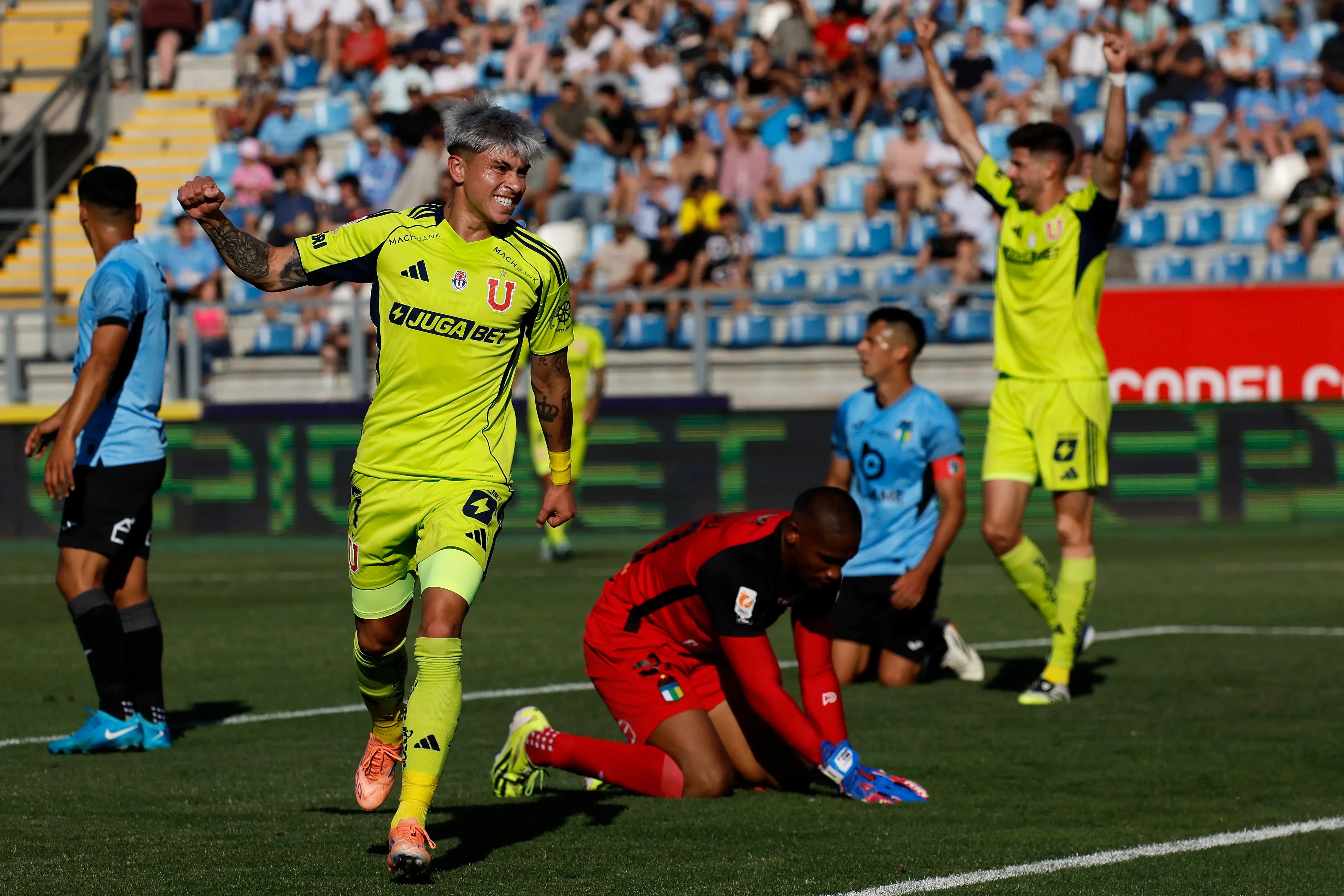Maximiliano Guerrero marcó el gol del triunfo ante O’Higgins. Foto: Andres Pina/Photosport