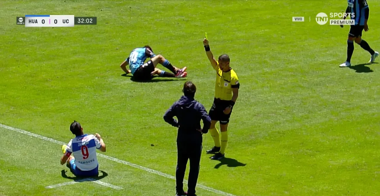 Zampedri vio la amarilla en el 32′ y se pierde últimafecha.