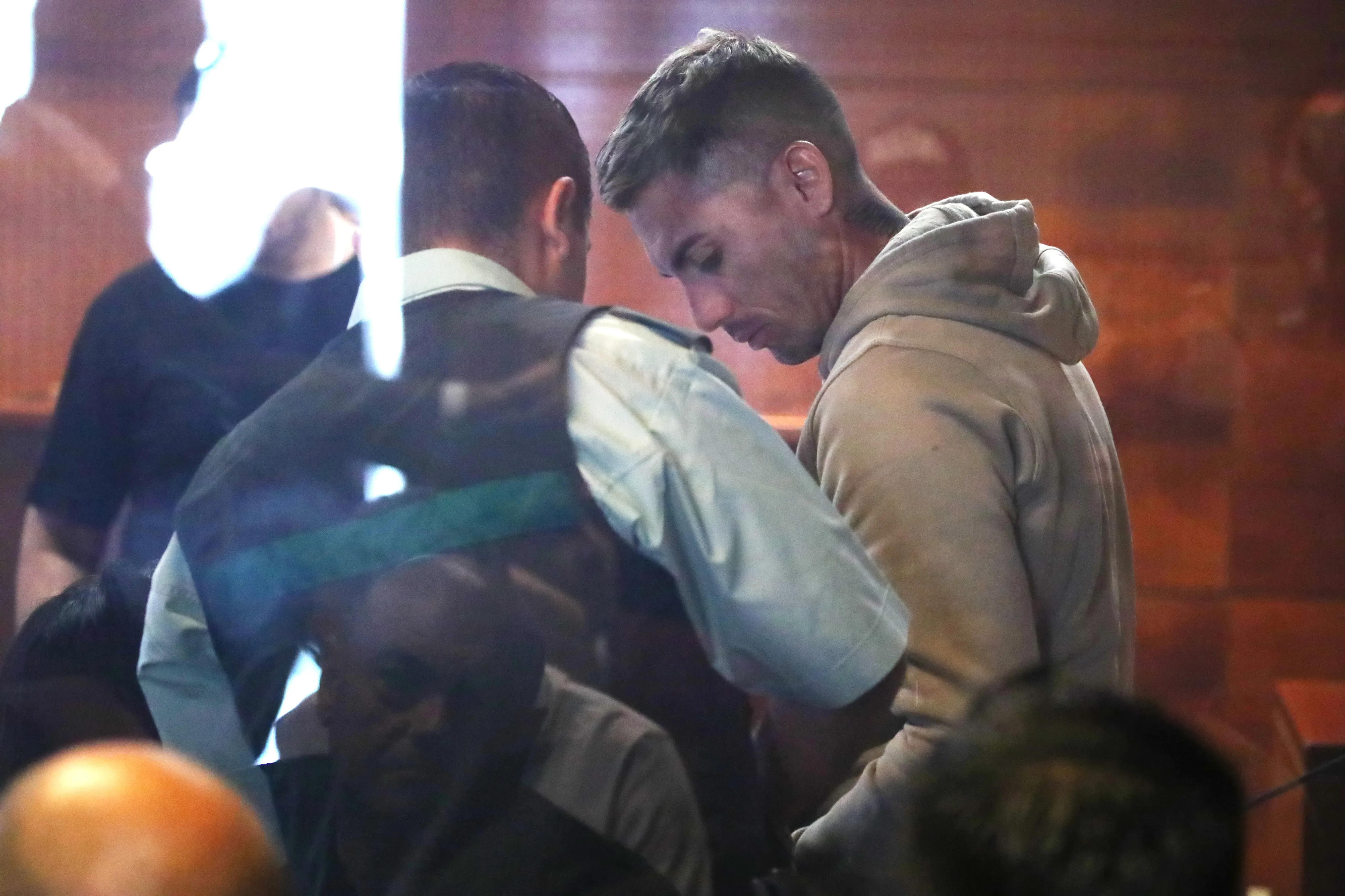 Jean Paul Pineda nuevamente fue detenido. Foto: Jonnathan Oyarzun/Aton Chile