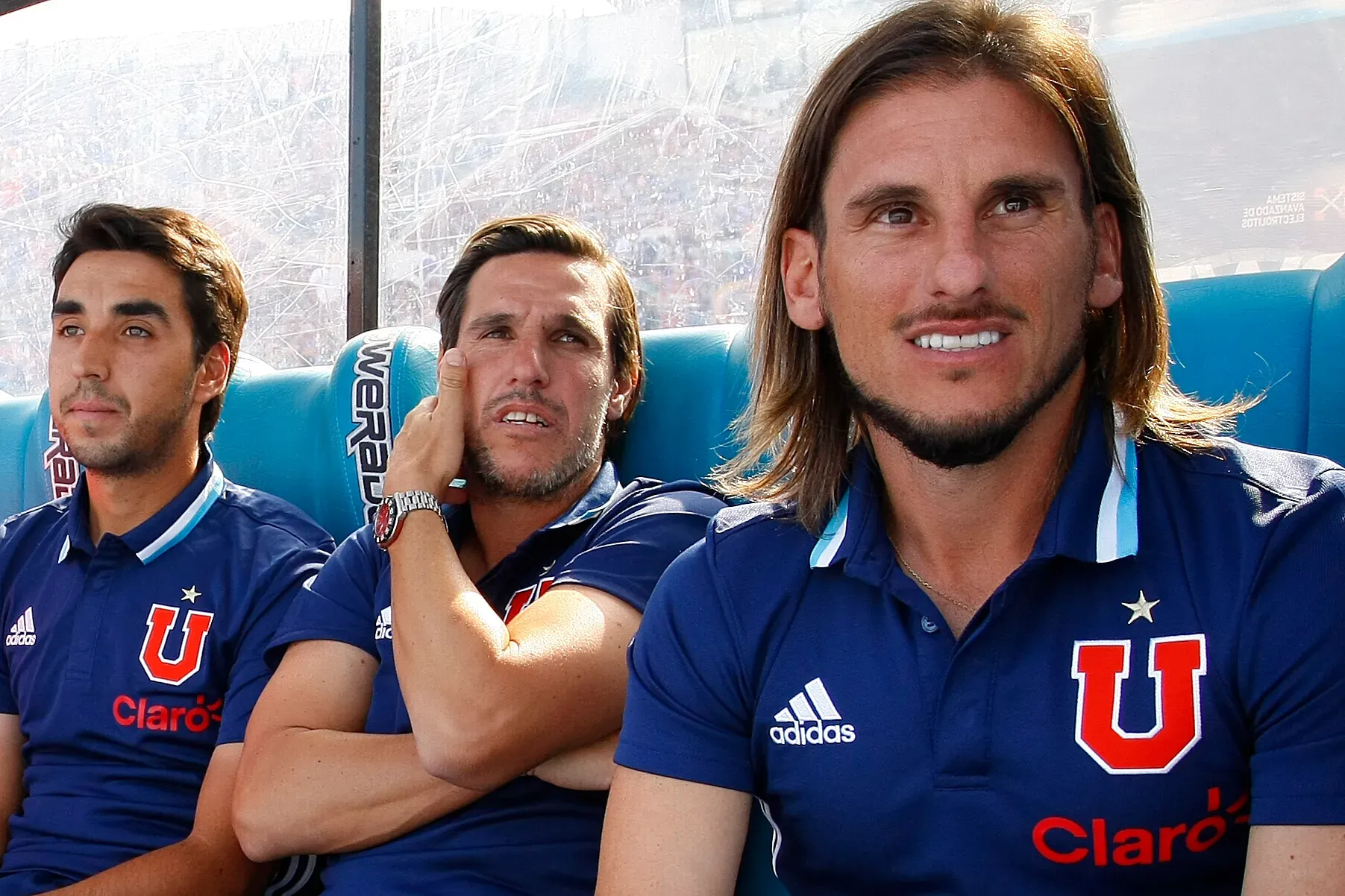 Francisco Meneghini estuvo junto a Sebastián Beccacece y Nicolás Diez en Universidad de Chile. (Adrian Aylwin/Photosport).