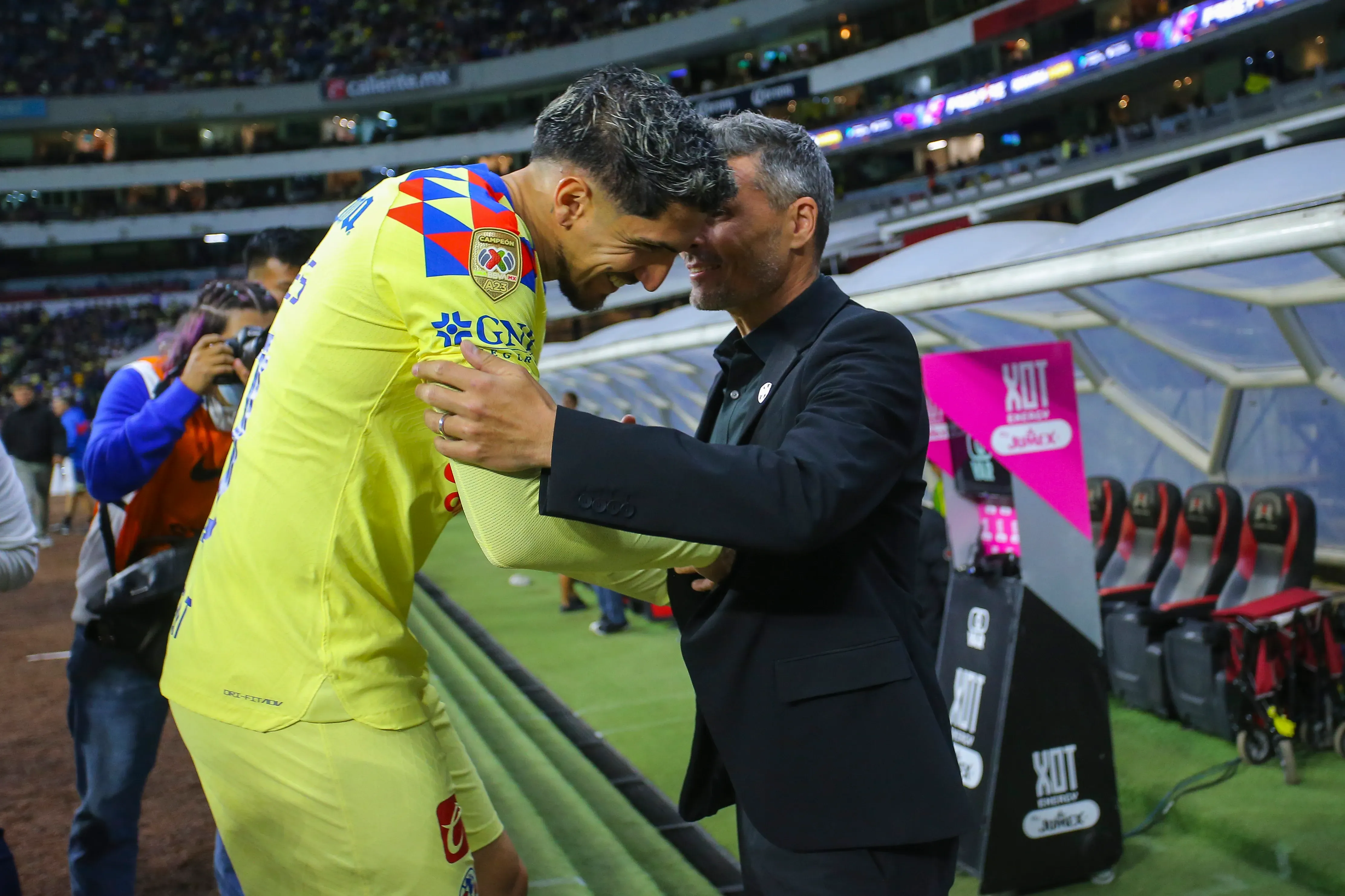 Diego Valdés y Fernando Ortiz trabajaron juntos en el América de México. (Agustin Cuevas/Getty Images).