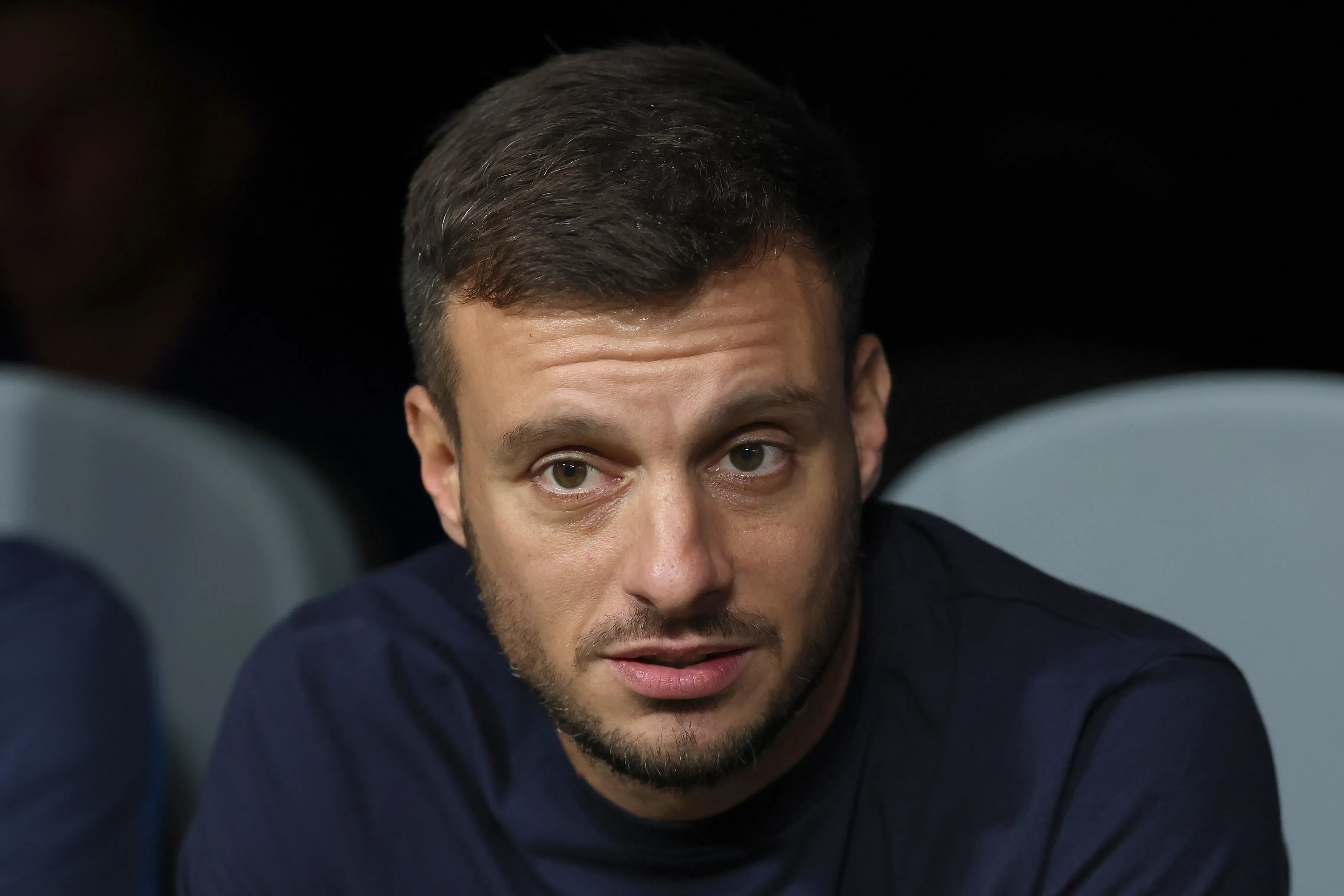 Martín Anselmi está en la mira de la U y los hinchas no olvidan el día que imitó a Nicolás Córdova con las métricas. Foto: Getty Images.