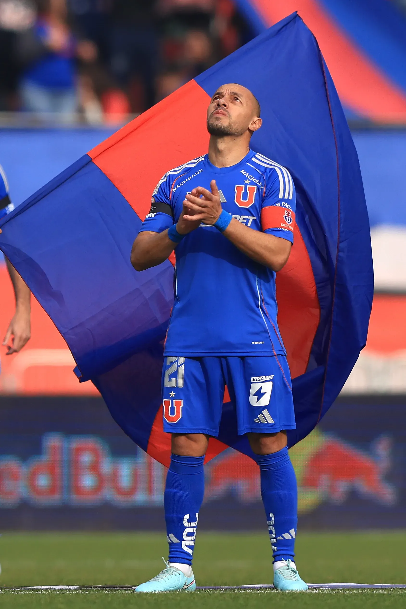 Marcelo Díaz remarcó que la U dejó escapar la clasificación a Copa Libertadores. Foto: Photosport.