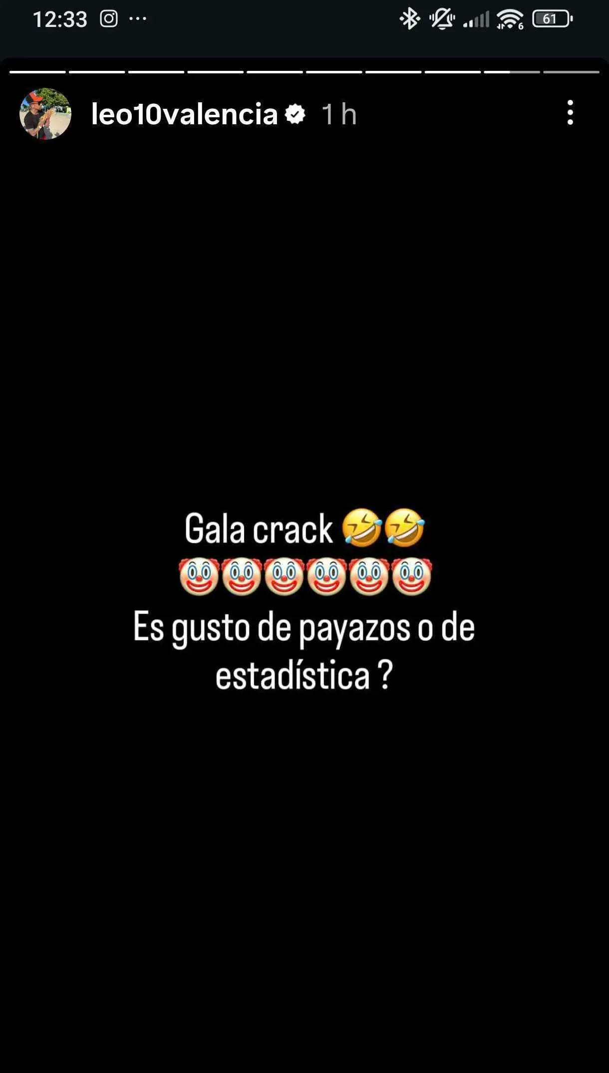 Leo Valencia lamentó la elección del equipo ideal en la Gala Crack