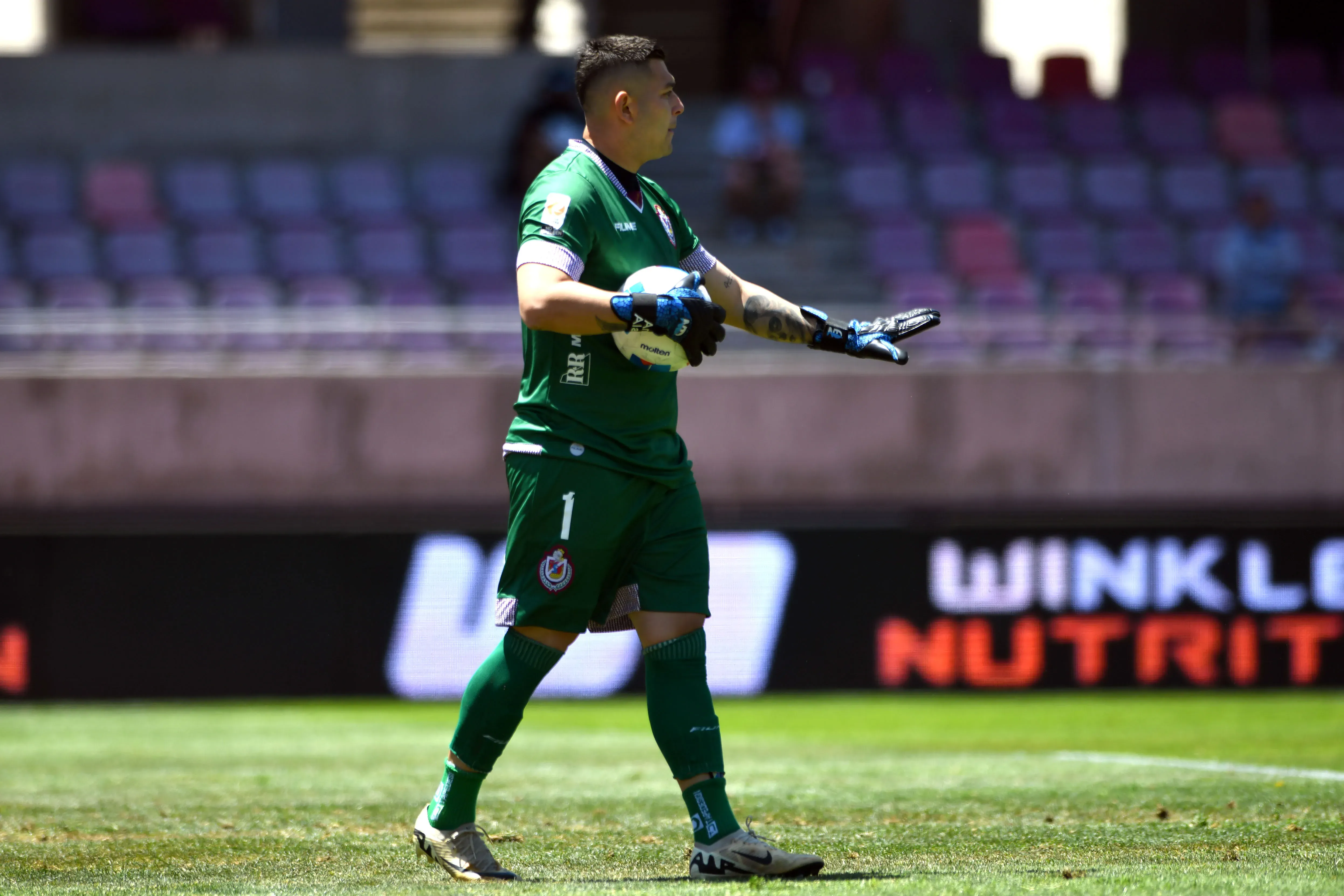 Eryin Sanhueza se erigió como el portero titular en los granates. (Alejandro Pizarro Ubilla/Photosport).