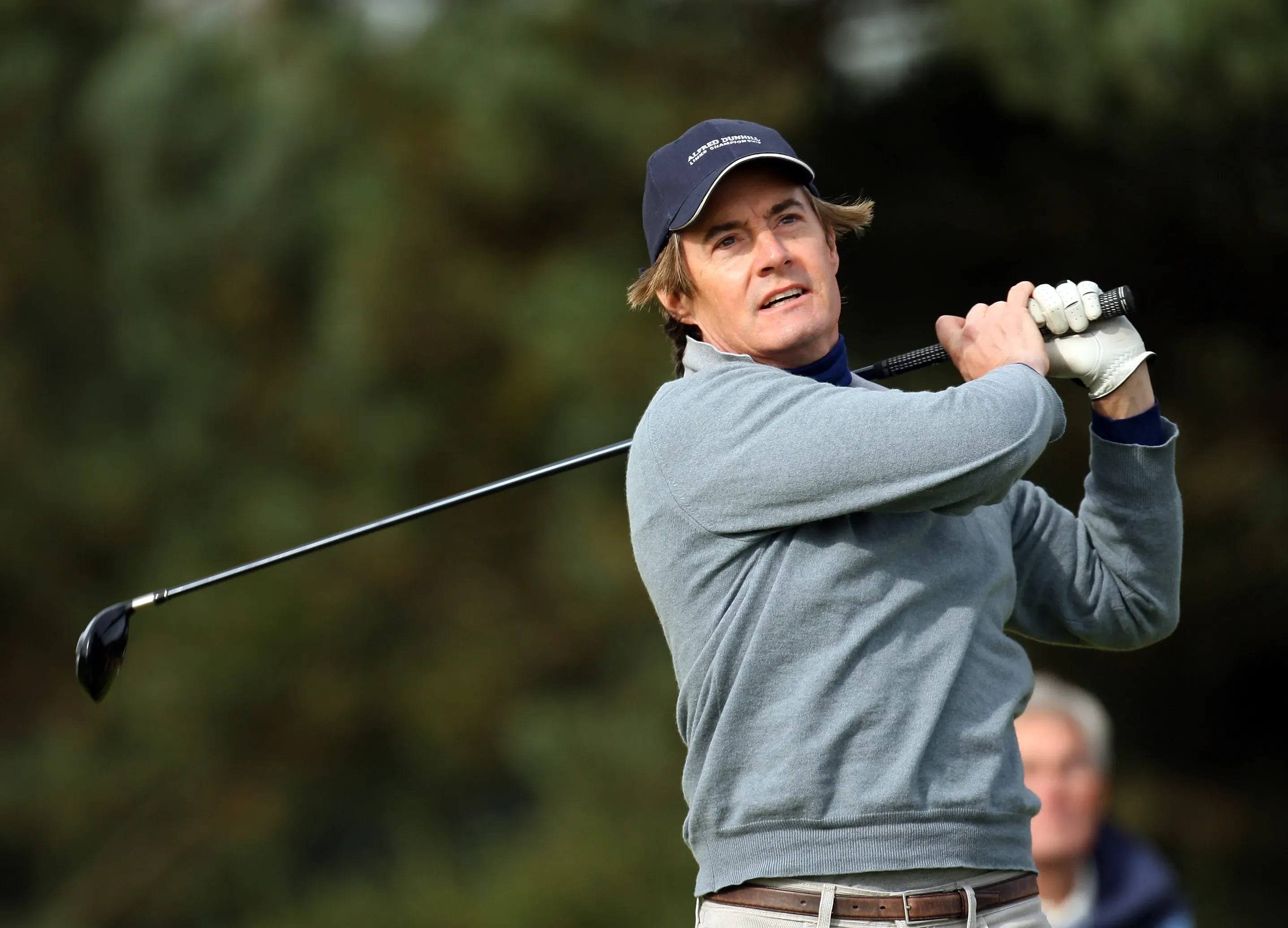 El actor es un amante del golf y ha participado en distintos torneos. (Photo by Ross Kinnaird/Getty Images