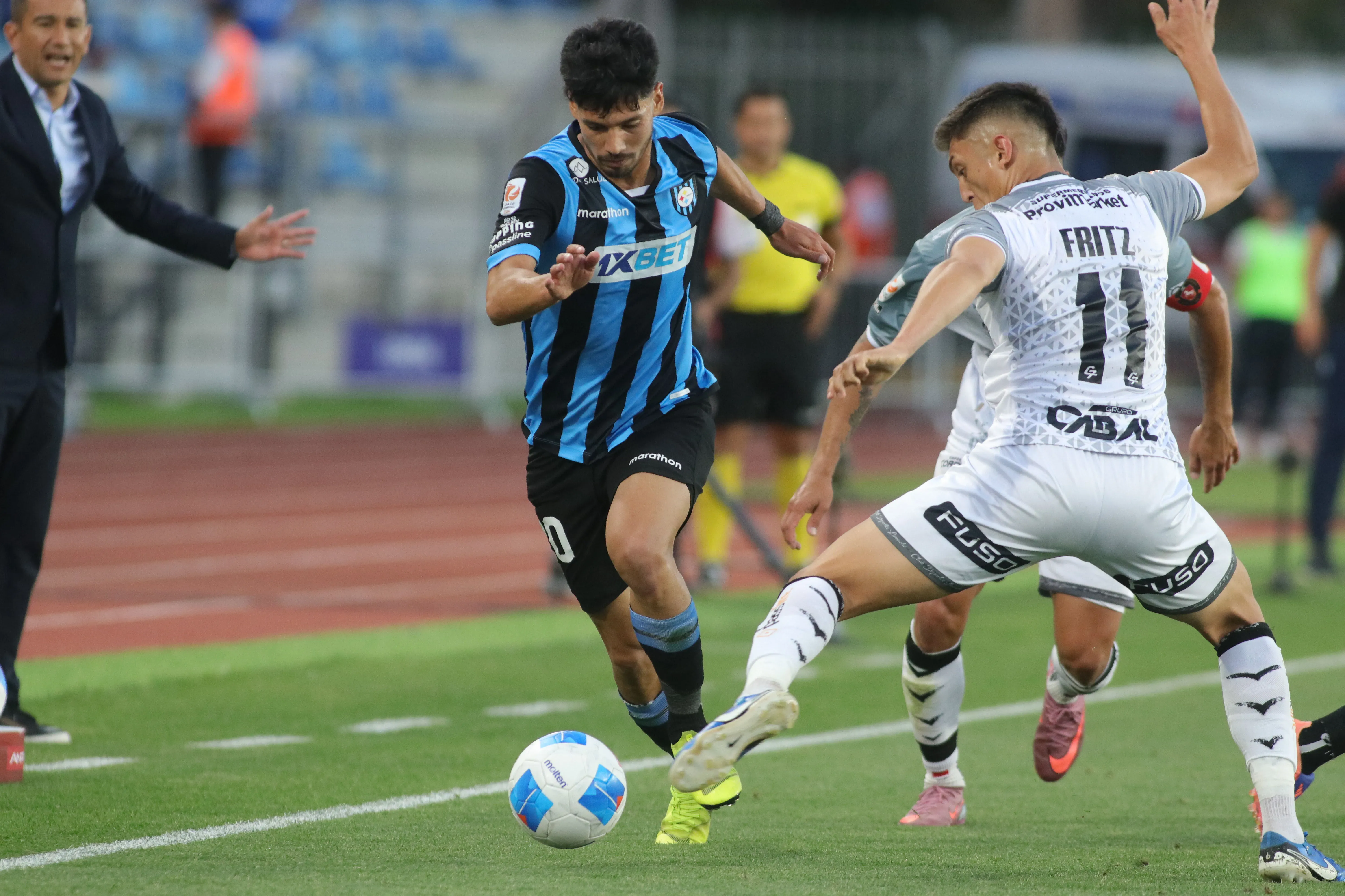 Jimmy Martínez se acerca a Audax. Foto: Jorge Loyola/Photosport
