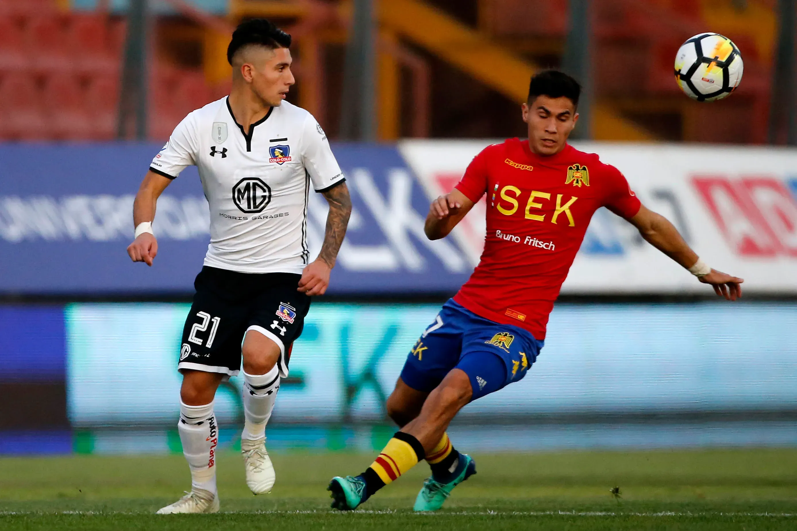 Pablo Galdames podría sorprender vistiendo la camiseta de Colo Colo en 2026. (Foto: Andres Pina/Photosport)