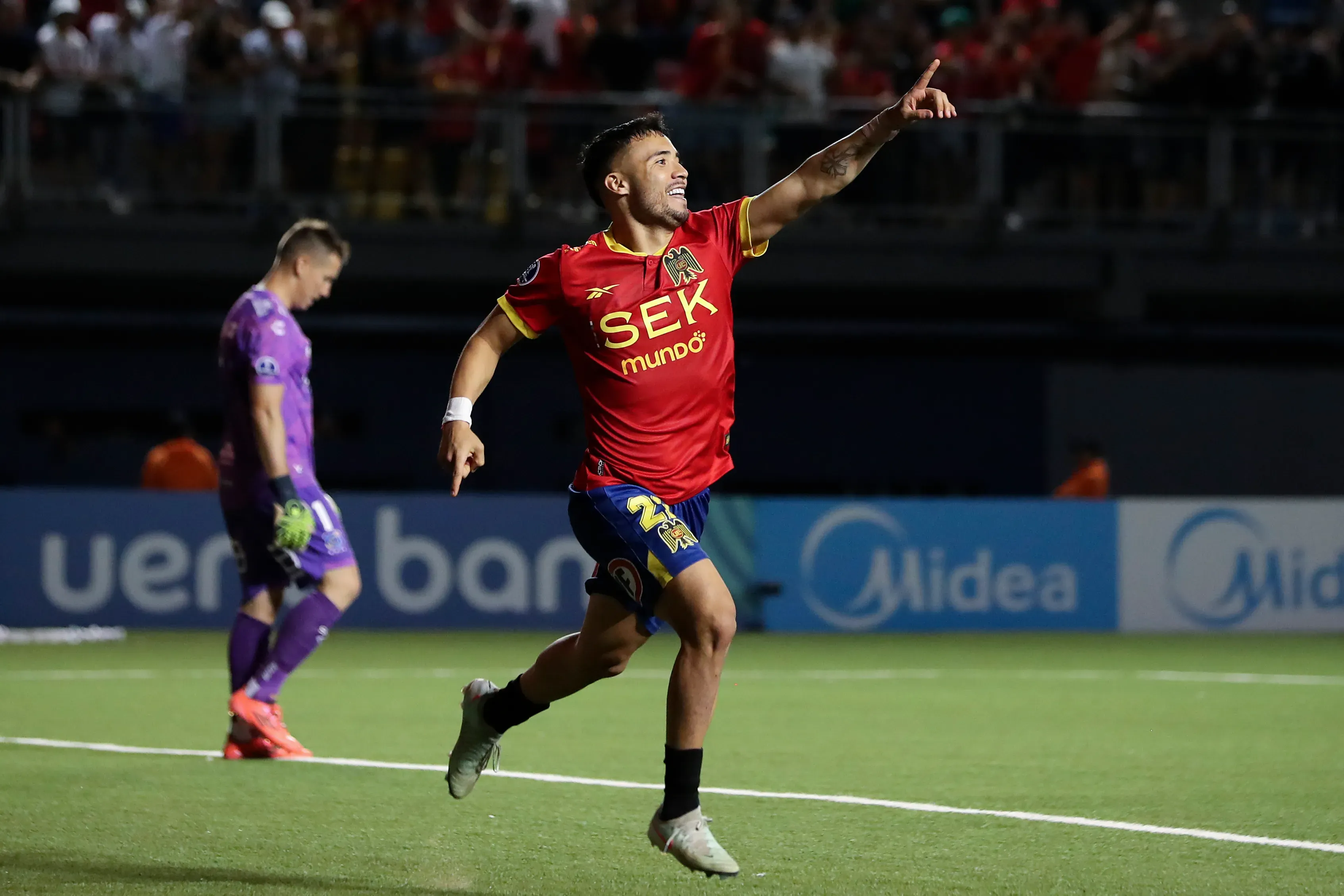 Nicolás Díaz alista su arribo a Colo Colo en 2026. Foto: Photosport.