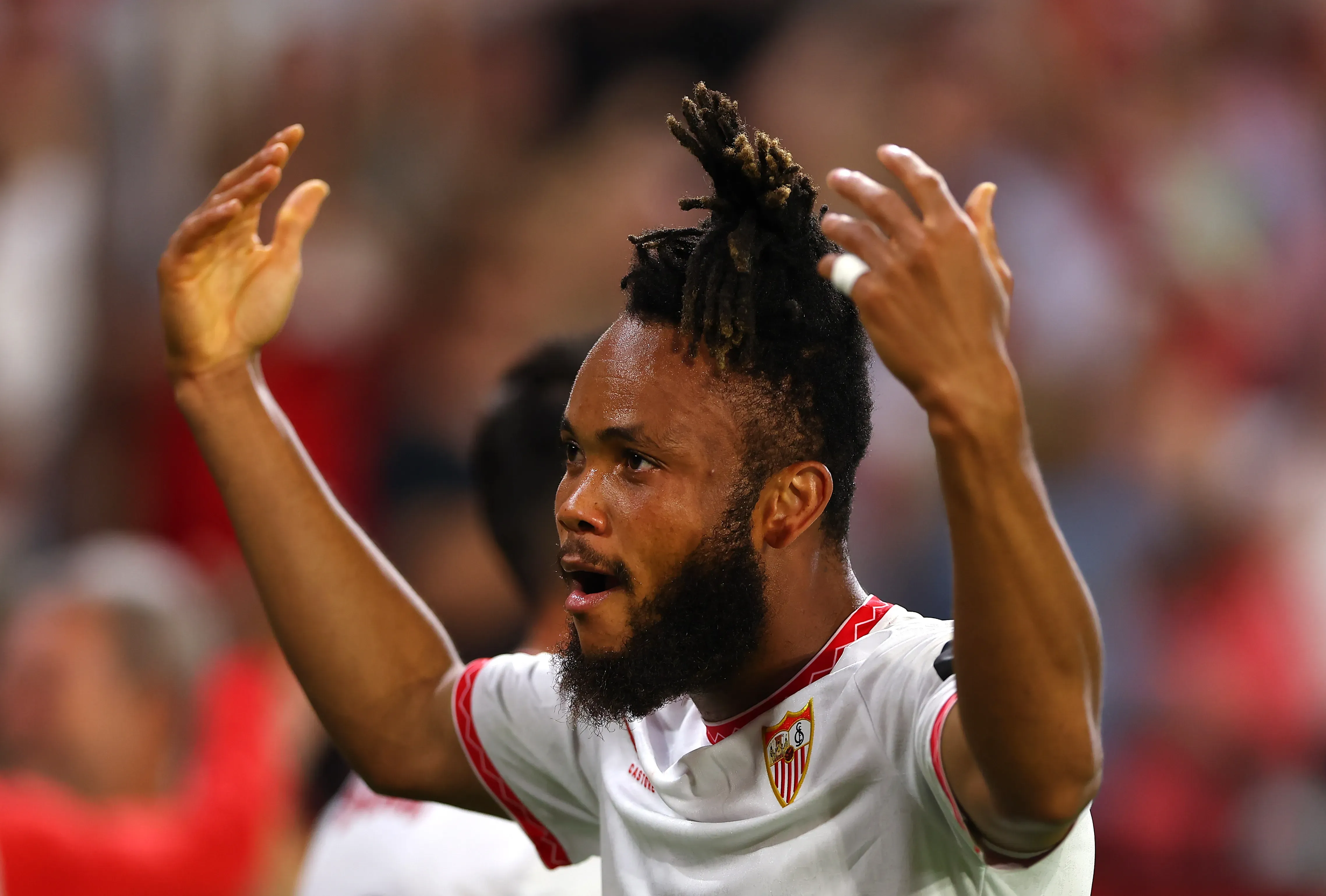 Ejuke se irá con mucha confianza a jugar la Copa de África. (Fran Santiago/Getty Images).