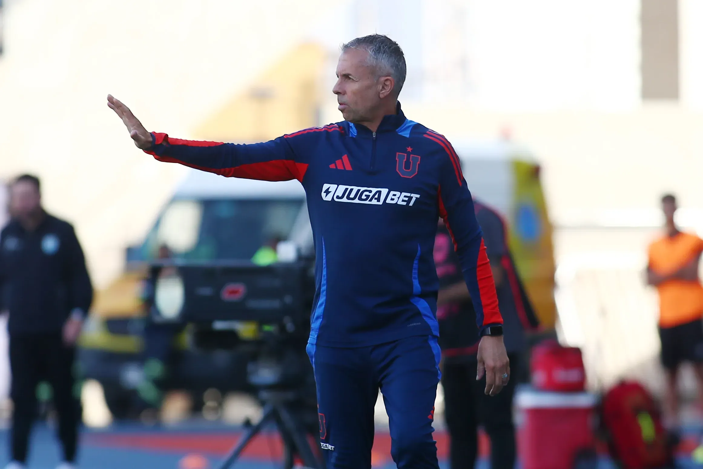 Dos días antes del duelo ante Coquimbo Unido, Gustavo Álvarez manifestó su deseo de salir de la U de Chile. Enfatizó en que no fue una renuncia. (Alex Diaz/Photosport).