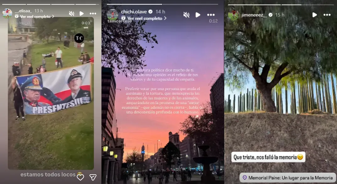 El mensaje que subieron algunas jugadoras del Colo Colo Femenino tras el triunfo de José Antonio Kast. | Foto: Captura.