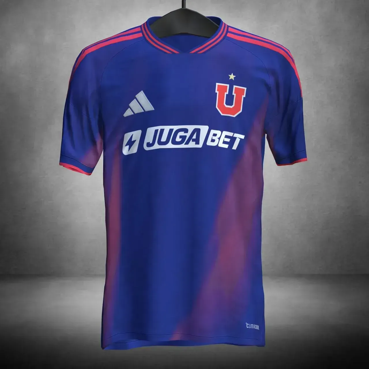 Esta será la camiseta 2026 de Universidad de Chile confeccionada por Adidas. | Foto: Archivo.