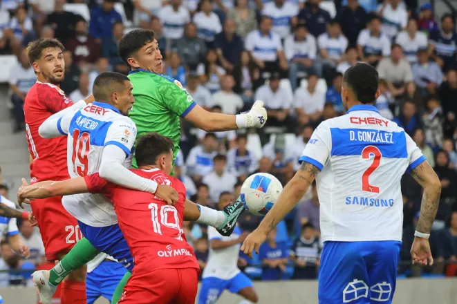 Jorge Peña en acción por Unión La Calera. (Jonnathan Oyarzun/Photosport).