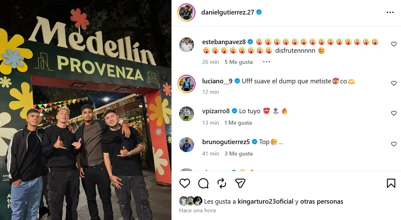 El posteo de Dani Gutiérrez