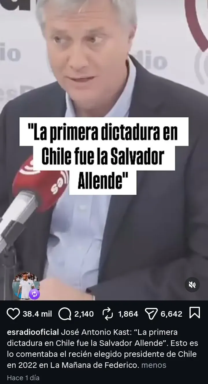 Vidal aparece compartiendo el mensaje del medio hispano. (Foto: Captura)