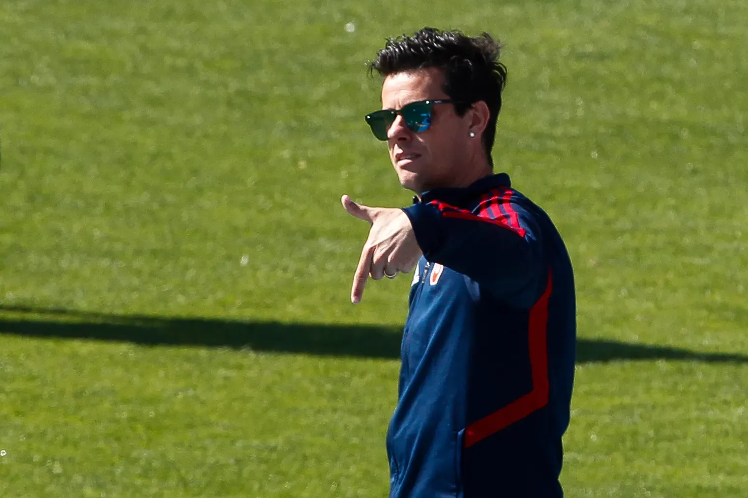 Diego Rivarola se lució con un tremendo gol en la despedida de Walter Montillo y emocionó a los hinchas de la U. Foto: Photosport.