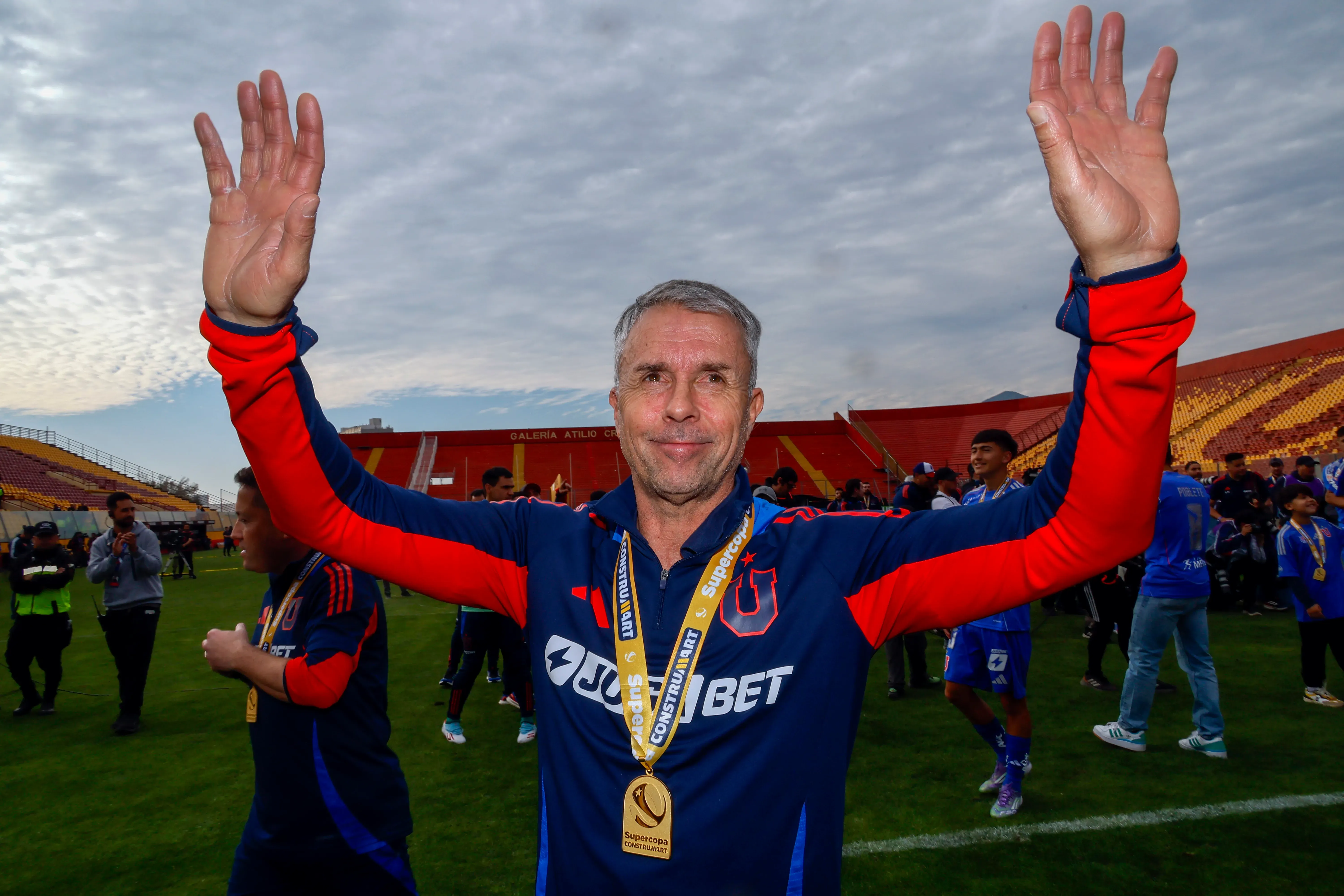 Gustavo Álvarez ganó la Copa Chile y la Supercopa en U. de Chile. Imagen: Photosport