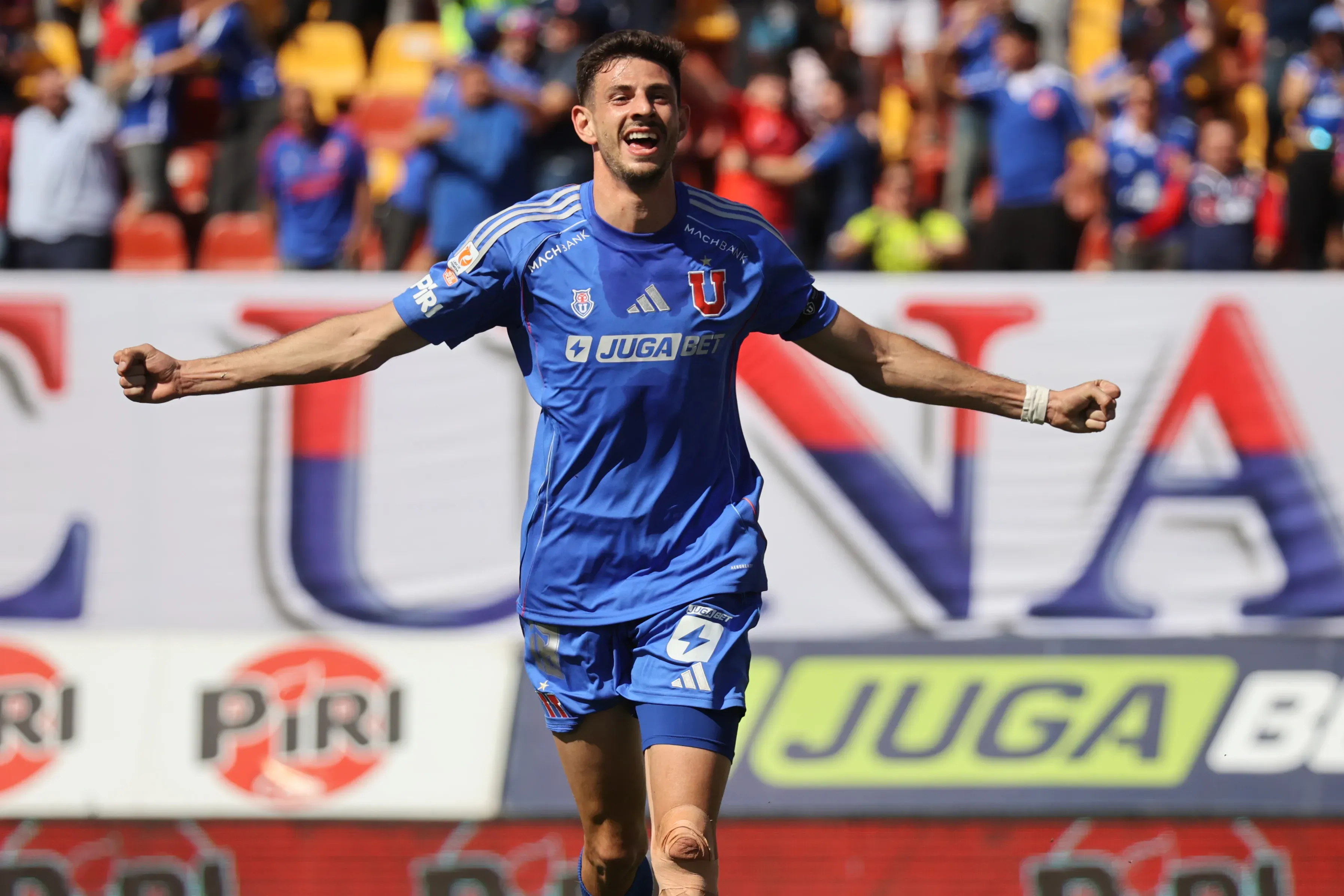 Lucas Di Yorio cerró este 2025 como el máximo goleador de Universidad de Chile. ¿Será Coquimbo Unido su próximo destino? | Foto: Photosport.