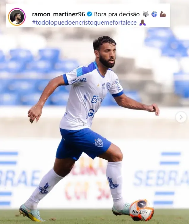 El jugador tuvo una larga carrera en Brasil/Fotografía: Intagram