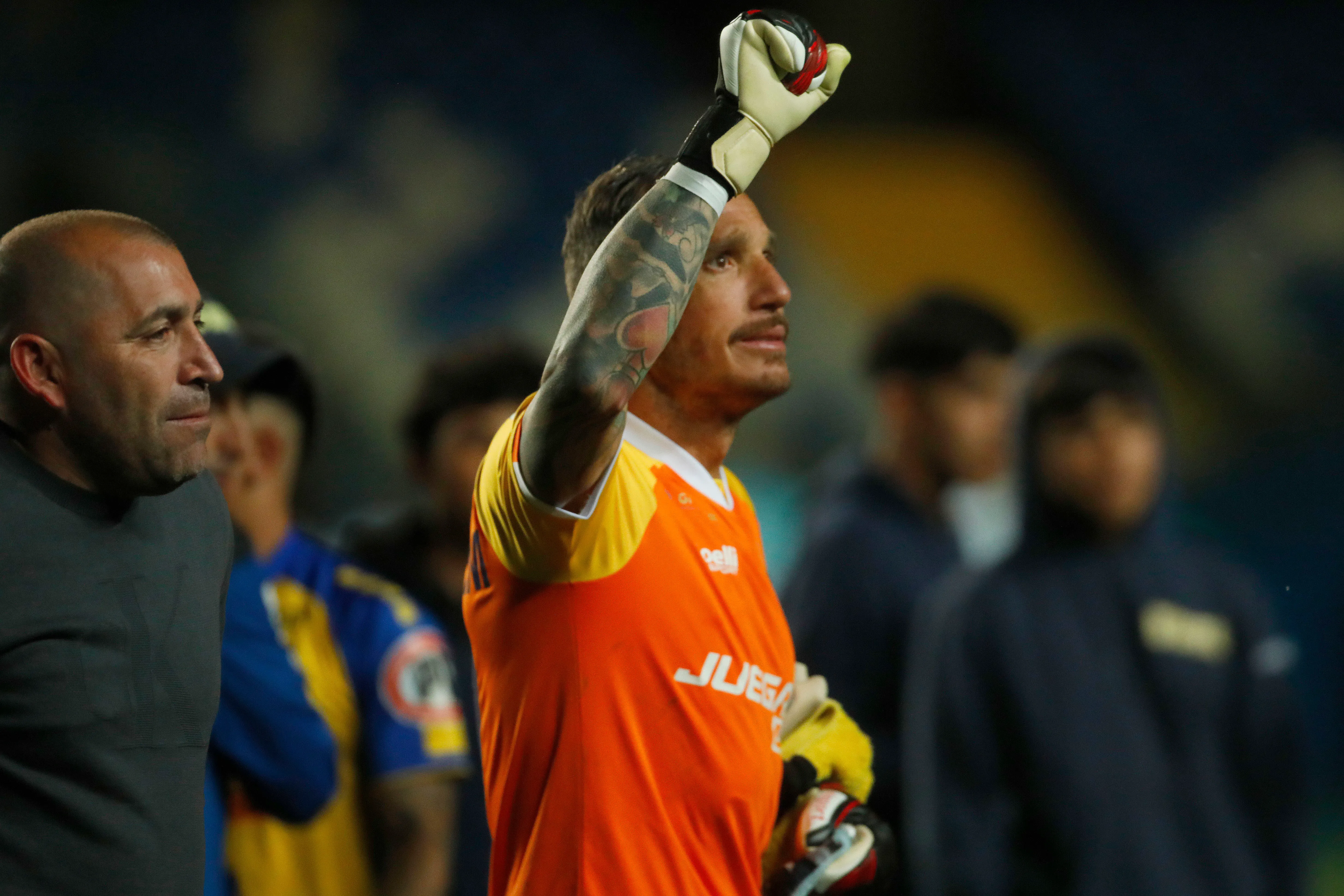 Cristian Campestrini fue un gran referente de la campaña en la U de Conce. (Marco Vázquez/Photosport).