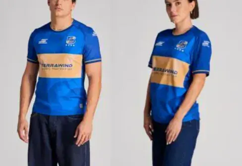 La nueva camiseta de Everton para el 2026 contará con un diseño masculino y femenino. | Foto: Captura.
