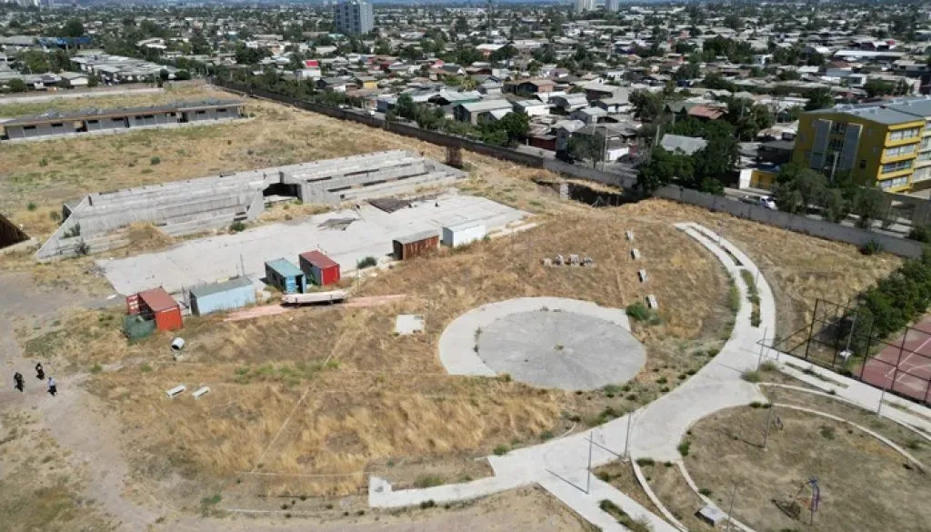 Proyecto del Estadio La Montura en enero de 2024. (Foto: Municipalidad de San Miguel)
